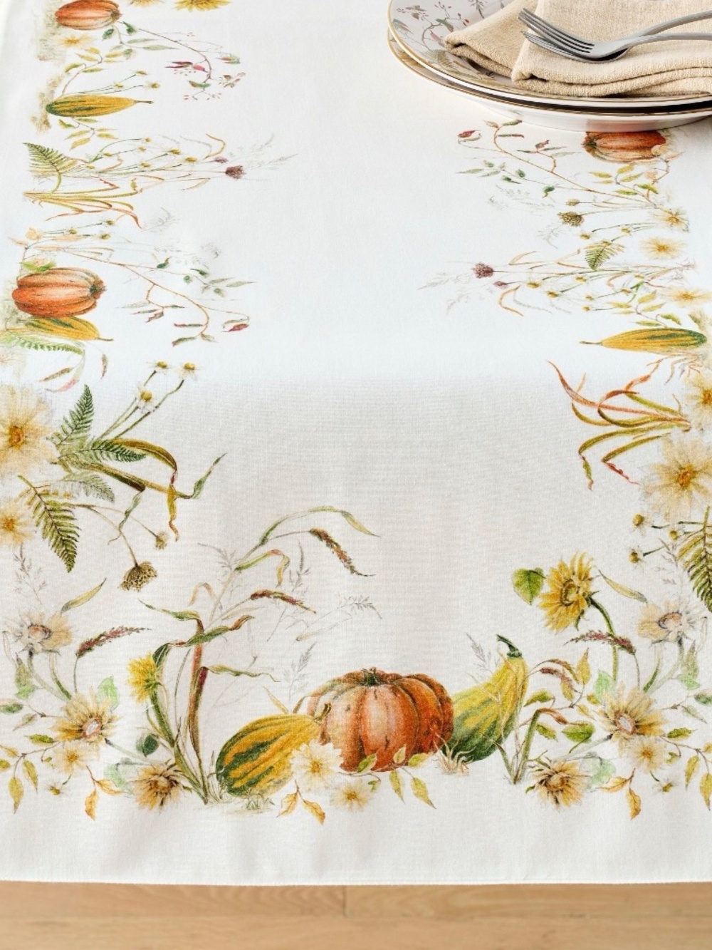 NEW! Pottery Barn Bedford Harvest Table Runner